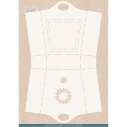 Card Deco Essentials - Stencil A4 - Blooming Sunflower