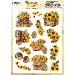 Pushout - Berries Beauties - Blooming Sun - Sunflower Wagon - SB11034