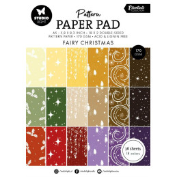 Studio Light - Paper Pad 14.8x21 cm - Pattern Fairy Christmas