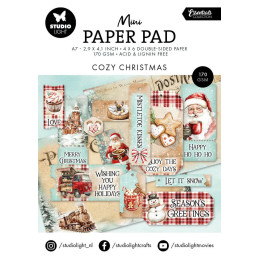 Studio Light - Papirblok A7 - Cozy Christmas