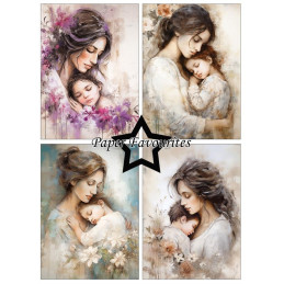 Paper Favourites - Papirpakke A6 - A Mother's Love - PFA581