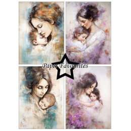 Paper Favourites - Papirpakke A6 - A Mother's Love - PFA581