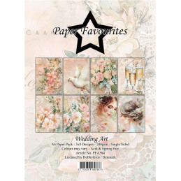 Paper Favourites - Papirpakke A6 - Wedding Art - PFA584