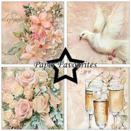 Paper Favourites - Papirpakke 15x15 - Wedding Art - PF543