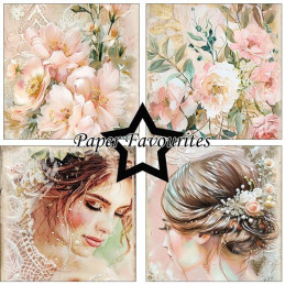 Paper Favourites - Papirpakke 15x15 - Wedding Art - PF543