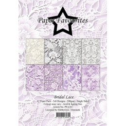 Paper Favourites - Papirpakke A5 - Bridal Lace - PFA181