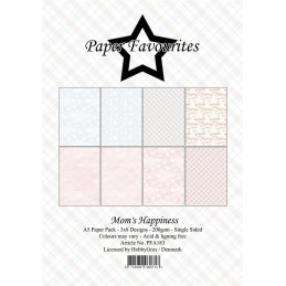 Paper Favourites - Papirpakke A5 - Mom's Happiness - PFA183