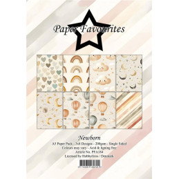 Paper Favourites - Papirpakke A5 - Newborn - PFA184