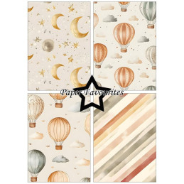 Paper Favourites - Papirpakke A5 - Newborn - PFA184