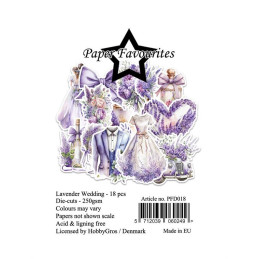 Paper Favourites - Die Cuts - Lavender Wedding - PFD018