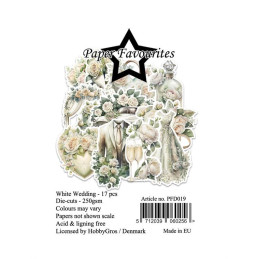 Paper Favourites - Die Cuts - White Wedding - PFD019