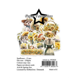 Paper Favourites - Die Cuts - Sunflower - PFD020
