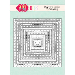Craft & You - Square Decorative Stiches - CW355