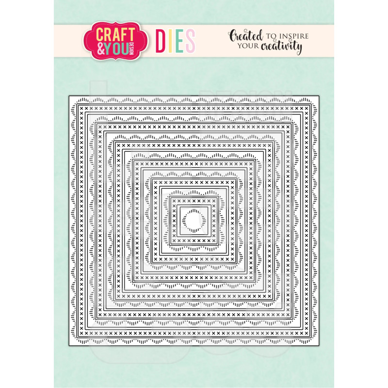 Craft & You - Square Decorative Stiches - CW355