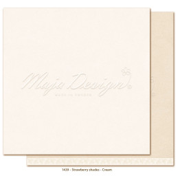 Maja Design - Monochromes - Strawberry - Cream - MONO-1439
