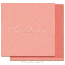 Maja Design - Monochromes - Strawberry - Sunkist Coral - MONO-1441