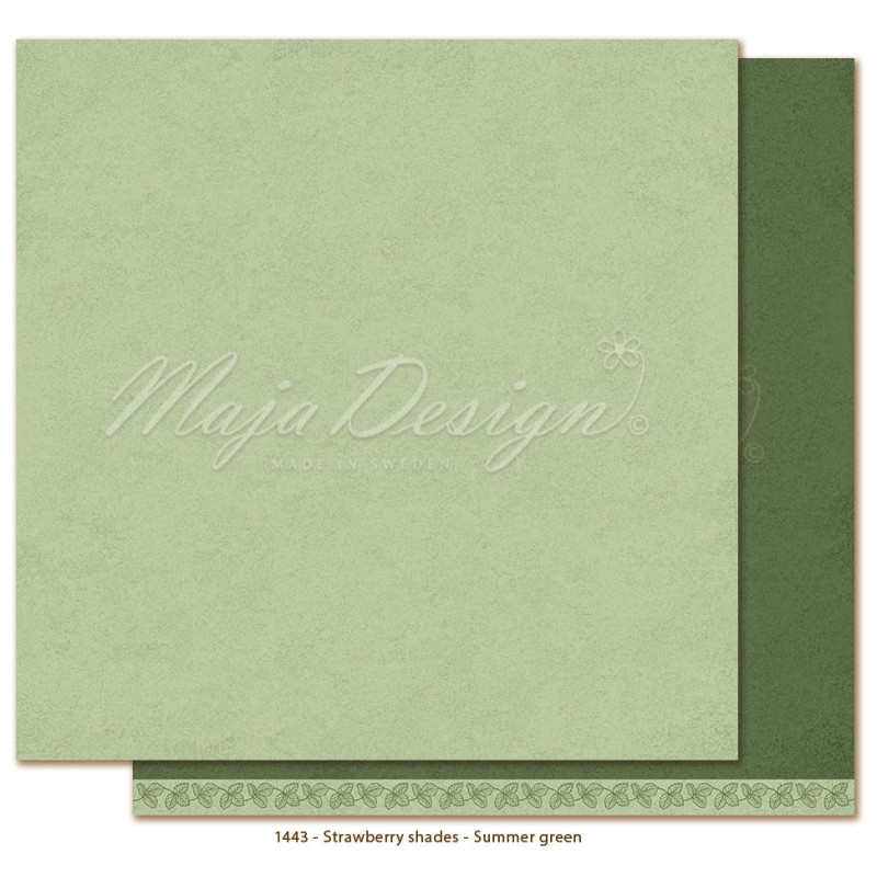 Maja Design - Monochromes - Strawberry - Summer Green - MONO-1443
