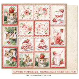 Maja Design - Strawberry Thief - Cut Out Cards - STR-1437
