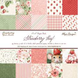 Maja Design - Papirpakke 15x15 - Strawberry Thief