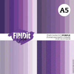 Card Deco Essentials - Megapack A5 - Purple