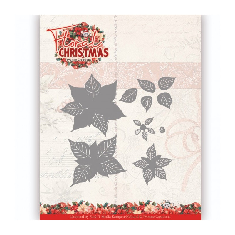 Yvonne Creations - Floral Christmas - Poinsettia - YCD10368