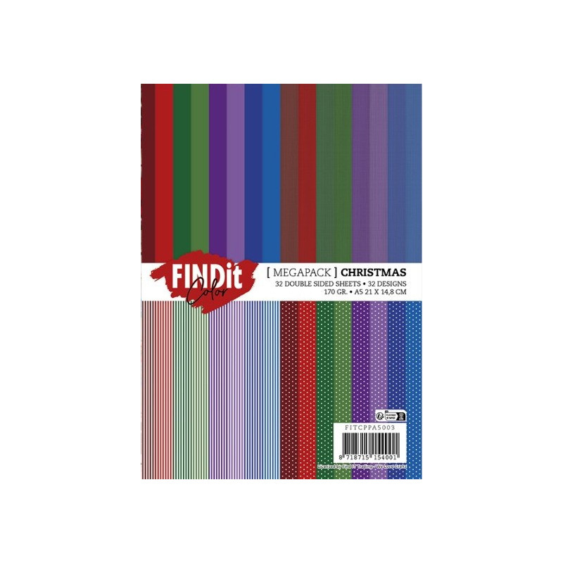 Card Deco Essentials - Megapack A5 - Christmas