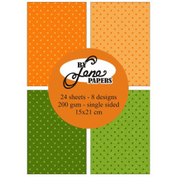By Lene - Papirpakke A5 - Happy Dots - BLP265
