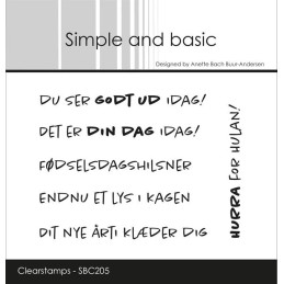 Simple And Basic - Stempel - Hurra - SBC205