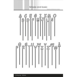Simple And Basic - Alphabet On A Stick - SBD566