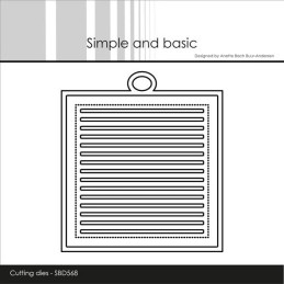 Simple And Basic - All Lined Up Square - SBD568