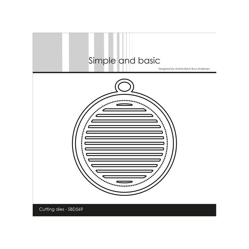 Simple And Basic - All Lined Up Round - SBD569