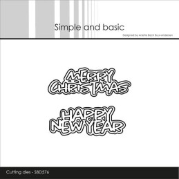 Simple And Basic - Merry Christmas / Happy New Year - SBD576