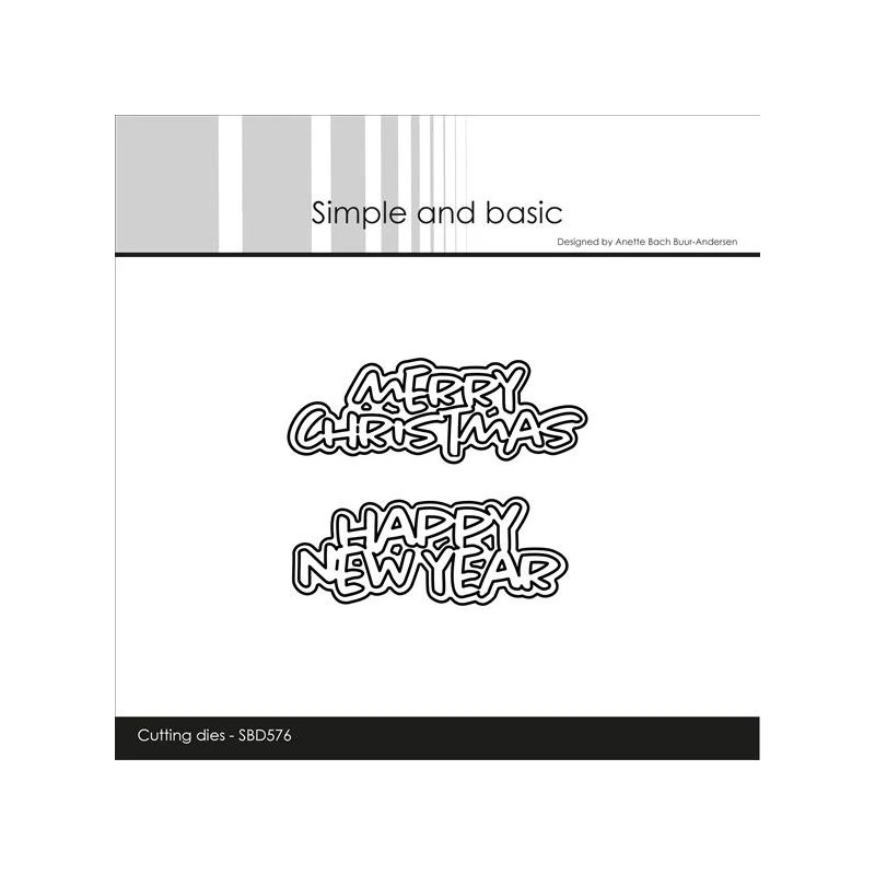 Simple And Basic - Merry Christmas / Happy New Year - SBD576