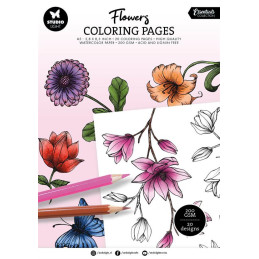 Studio Light - Coloring Pages - Flowers