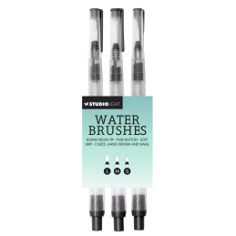 Studio Light - Waterbrushes Fine, Medium, Large Tip