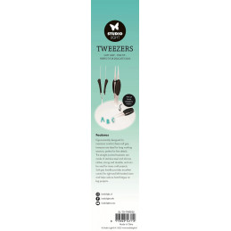 Studio Light - Tweezers Soft Grip Fine tip