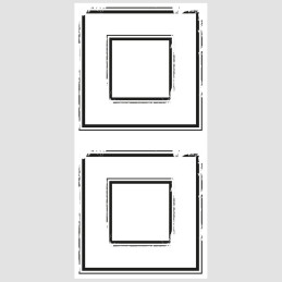 Design5 - Stempel - Effekt Firkanter - D500222C