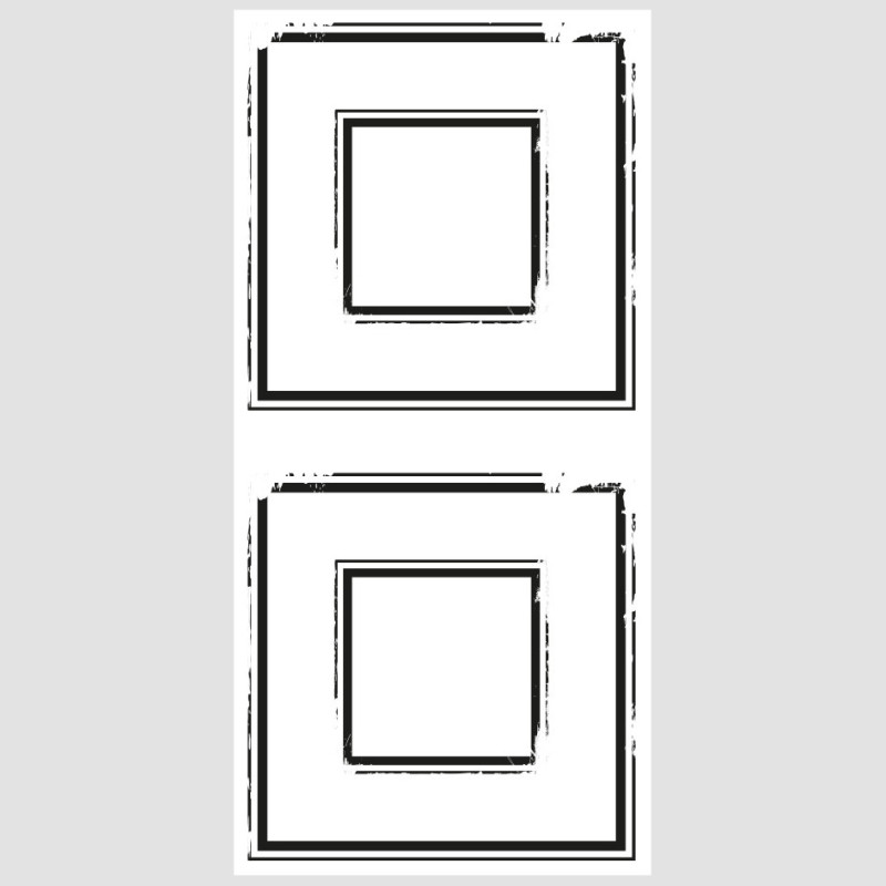 Design5 - Stempel - Effekt Firkanter - D500222C