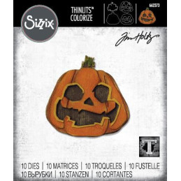 Sizzix - Tim Holtz - Thinlits Die - Vault Jack-o-Lantern - 662373
