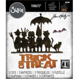 Sizzix - Tim Holtz - Thinlits Die - Vault Trick-or-Treat - 662384