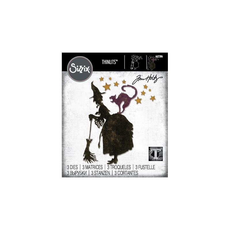 Sizzix - Tim Holtz - Thinlits Die - Vault Witchcraft - 662386