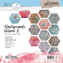 Elizabeth Craft Designs - Papirpakke 30.5x30.5 - Backgrounds Volume 2