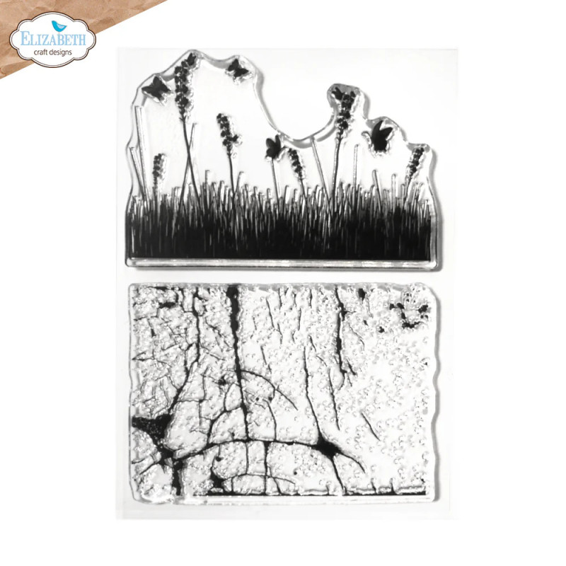 Elizabeth Craft Designs - Stamps - Art Journal Specials - Cracked Fields