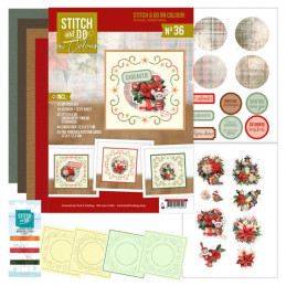 Stitch And Do - On Colour No. 36 - Floral Christmas