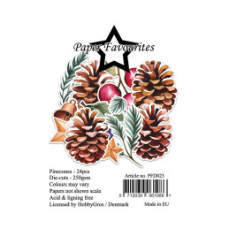 Paper Favourites - Die Cuts - Pinecones - PFD023