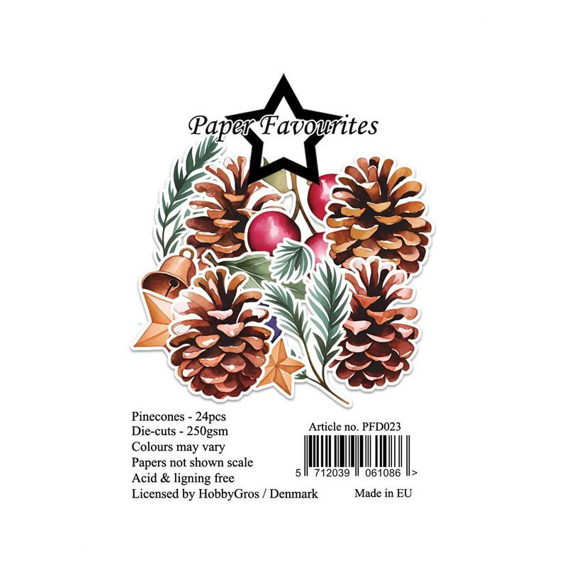 Paper Favourites - Die Cuts - Pinecones - PFD023