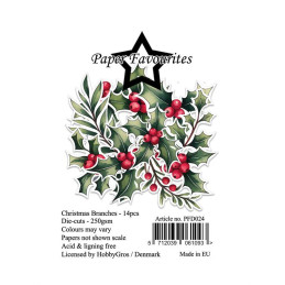 Paper Favourites - Die Cuts - Christmas Branches - PFD024