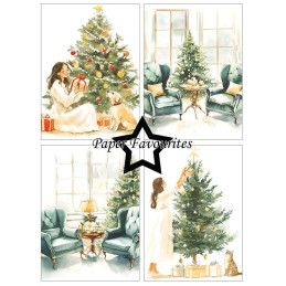Paper Favourites - Papirpakke A6 - Cozy Christmas - PFA585