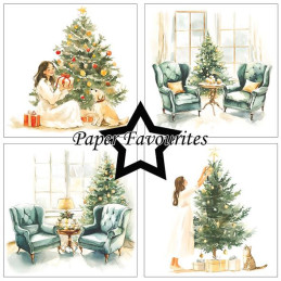 Paper Favourites - Papirpakke 15x15 - Cozy Christmas - PF544