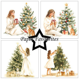 Paper Favourites - Papirpakke 15x15 - Cozy Christmas - PF544